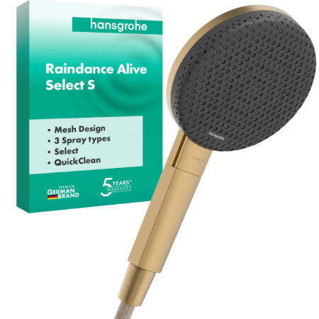 hansgrohe Raindance Alive Select S Handbrause 125 3jet, Brushed Bronze