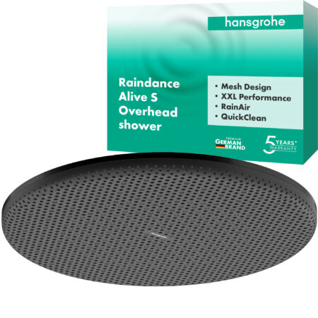 hansgrohe Raindance Alive S Kopfbrause 300 1jet, Brushed Black Chrome