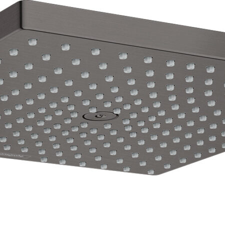 hansgrohe Raindance E Kopfbrause 300 1jet mit Brausearm, Brushed Black Chrome