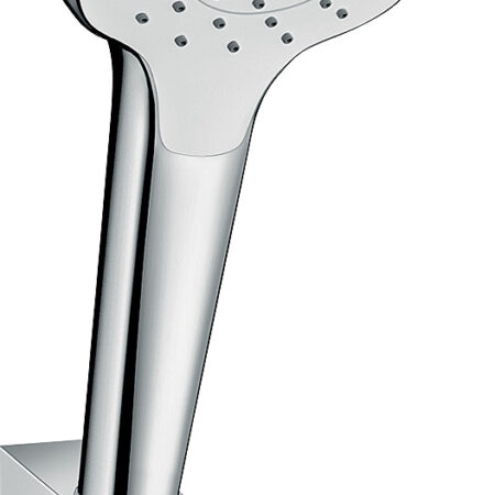 hansgrohe Croma Select E Brausehalterset 110 1jet mit Brauseschlauch 125 cm, Weiß/Chrom