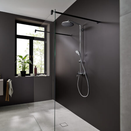 hansgrohe Croma Select S Showerpipe 280 1jet mit Einhebelmischer, Chrom