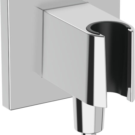 hansgrohe FixFit E Wandanschluss mit Brausehalter, Chrom