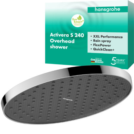hansgrohe Activera S Kopfbrause 240 1jet EcoSmart+, Chrom