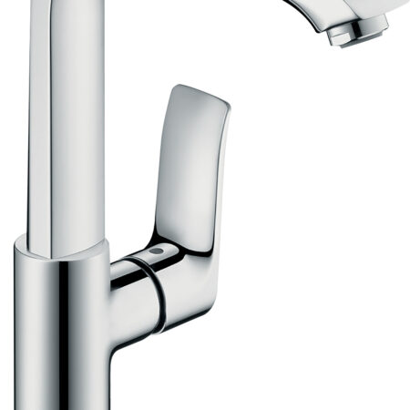 hansgrohe Metris Einhebel-Waschtischmischer 230 ohne Ablaufgarnitur, Chrom