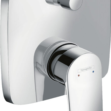 hansgrohe Metris Einhebel-Wannenmischer Unterputz für iBox universal, Chrom