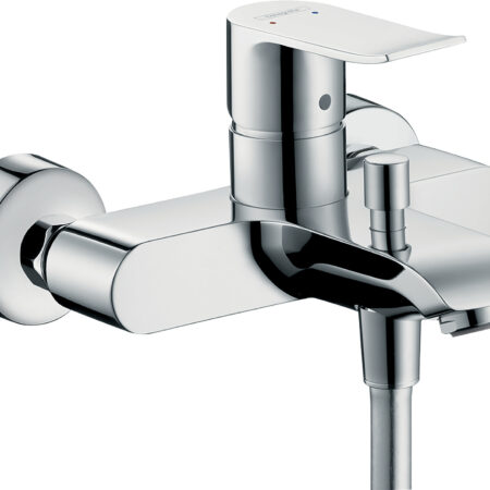 hansgrohe Metris Einhebel-Wannenmischer Aufputz, Chrom