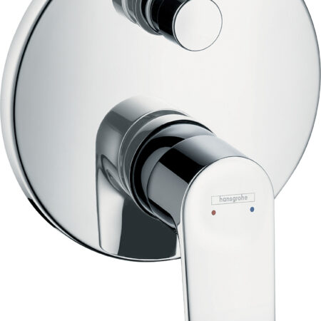 hansgrohe Wannenmischer Unterputz Metris Fertigset chrom