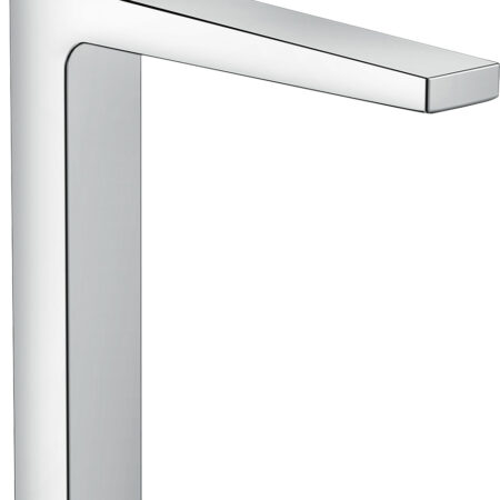 hansgrohe Metropol Einhebel-Waschtischmischer 260 mit Hebelgriff für Aufsatzwaschtische mit Push-Open Ablaufgarnitur, Chrom