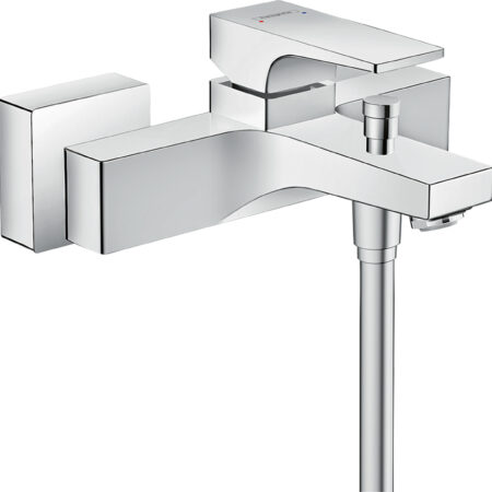 hansgrohe Metropol Einhebel-Wannenmischer Aufputz mit Hebelgriff, Chrom