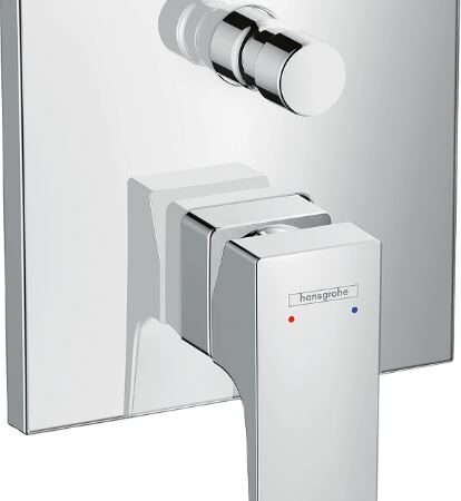 hansgrohe Metropol Einhebel-Wannenmischer Unterputz mit Hebelgriff für iBox universal, Chrom