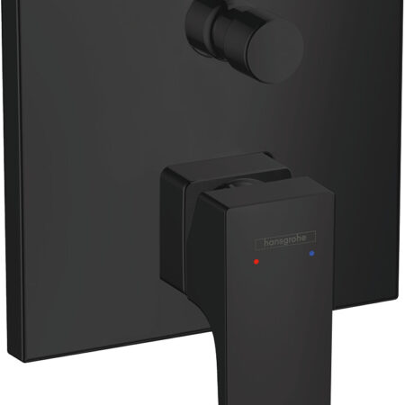 hansgrohe Metropol Einhebel-Wannenmischer Unterputz mit Hebelgriff für iBox universal, Mattschwarz