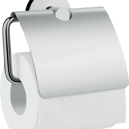hansgrohe Logis Universal Toilettenpapierhalter mit Deckel, Chrom