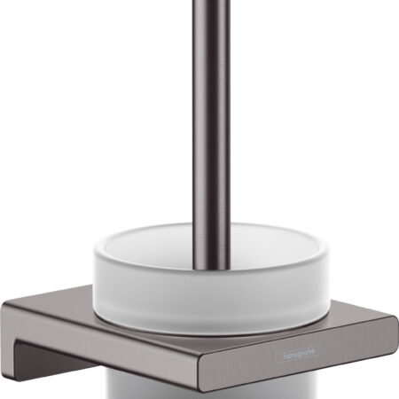 hansgrohe AddStoris Q Toilettenbürstenhalter Wandmontage, Brushed Black Chrome