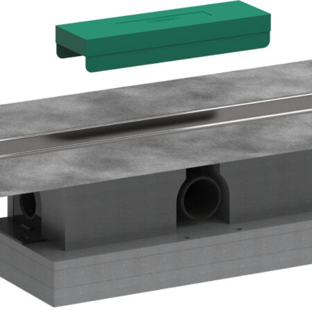hansgrohe uBox universal Komplettset für Standardinstallation 800 für Duschrinnen Fertigsets