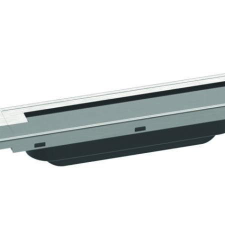 hansgrohe RainDrain Flex Fertigset Duschrinne 1200 kürzbar, Edelstahl gebürstet