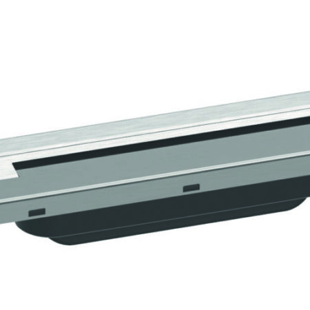 hansgrohe RainDrain Flex Fertigset Duschrinne 1000 kürzbar zur Wandmontage, Edelstahl gebürstet