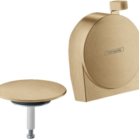 hansgrohe Exafill S Fertigset Wanneneinlauf, Ablauf- und Überlaufgarnitur, Brushed Bronze