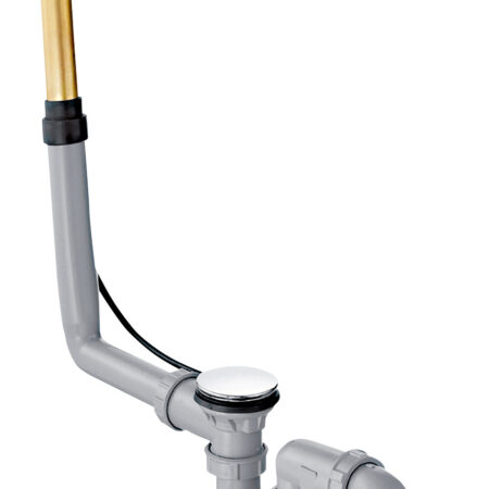 hansgrohe Exafill Komplettset Wanneneinlauf, Ablauf- und Überlaufgarnitur für Normalwannen, Chrom