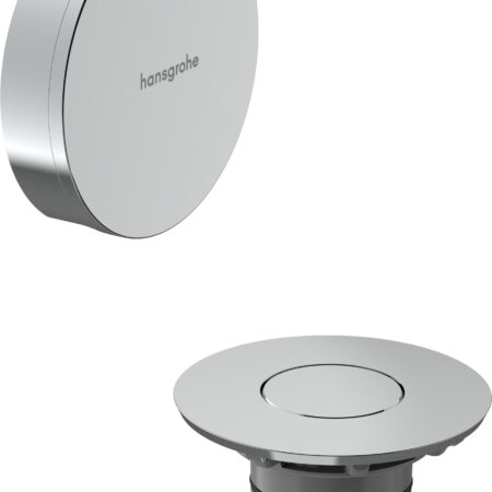 hansgrohe Flexaplus Fertigset chrom Ablauf- und Überlaufgarnitur
