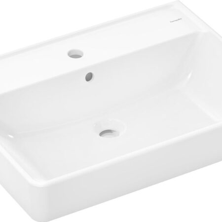 HG Waschtisch Xanuia Q 650x480 mm mit Hahnloch und Überlauf weiß