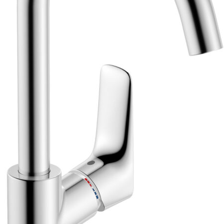 hansgrohe Logis Einhebel-Waschtischmischer 210 mit Schwenkauslauf ohne Ablaufgarnitur, Chrom