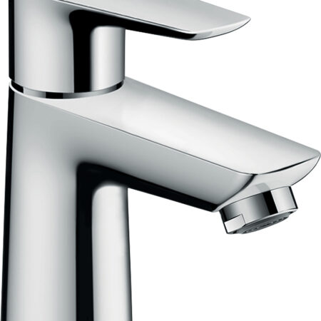 hansgrohe Talis E Einhebel-Waschtischmischer 80 mit Zugstangen-Ablaufgarnitur, Chrom, PHASEOUT