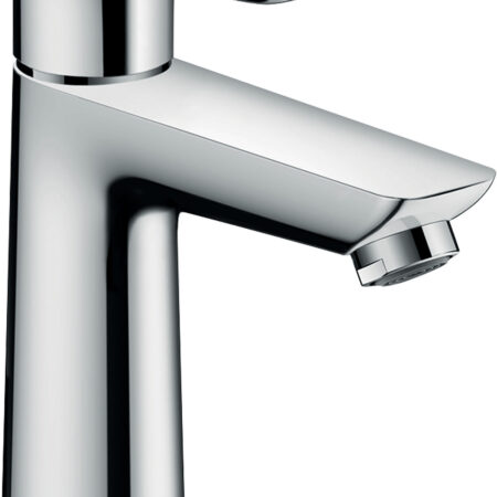 hansgrohe Talis E Einhebel-Waschtischmischer 110 mit Zugstangen-Ablaufgarnitur, Chrom, PHASEOUT
