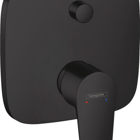 hansgrohe Talis E Einhebel-Wannenmischer Unterputz für iBox universal, Mattschwarz