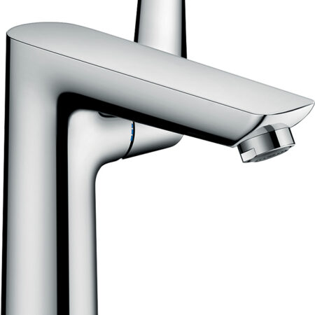 hansgrohe Talis E Einhebel-Waschtischmischer 150 mit Zugstangen-Ablaufgarnitur, Chrom