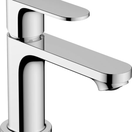 hansgrohe Rebris S Standventil 80 mit Hebelgriff für Kaltwasser oder vorgemischtes Wasser ohne Ablaufgarnitur, Chrom, PHASEOUT