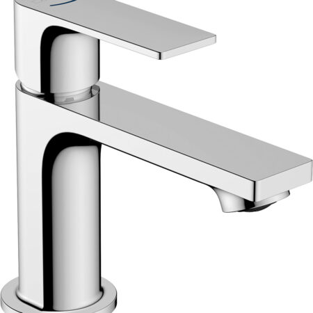 hansgrohe Rebris E Standventil 80 mit Hebelgriff für Kaltwasser oder vorgemischtes Wasser ohne Ablaufgarnitur, Chrom, PHASEOUT