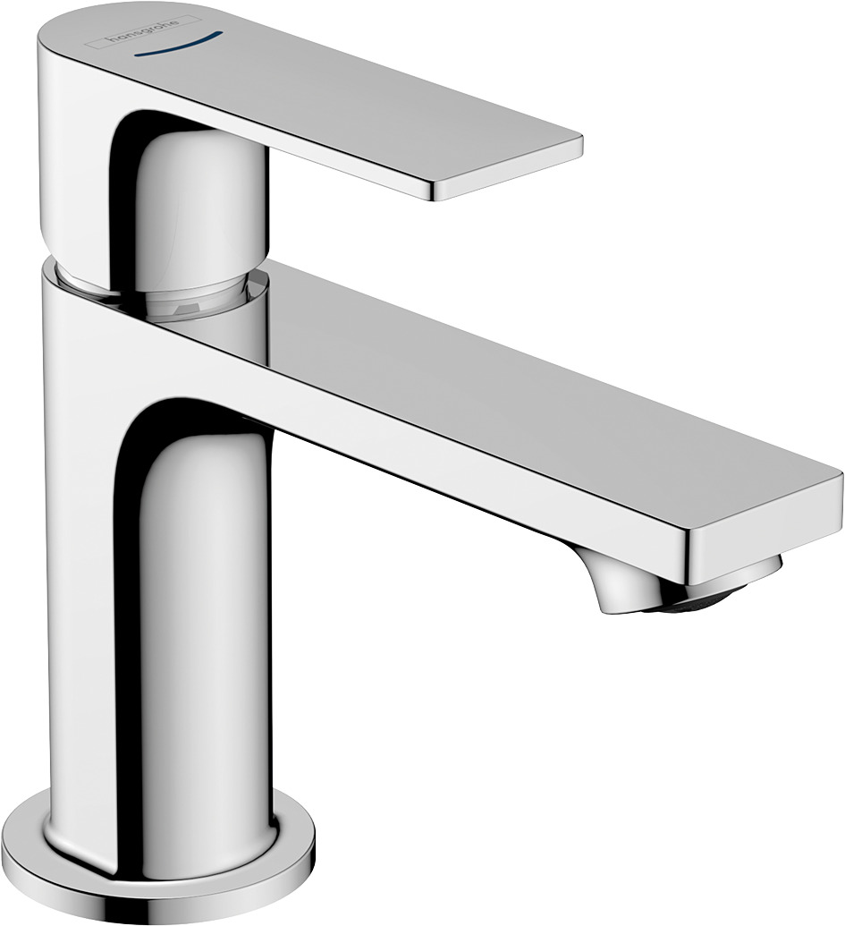 hansgrohe Rebris E Standventil 80 mit Hebelgriff für Kaltwasser oder vorgemischtes Wasser ohne Ablaufgarnitur, Chrom, PHASEOUT
