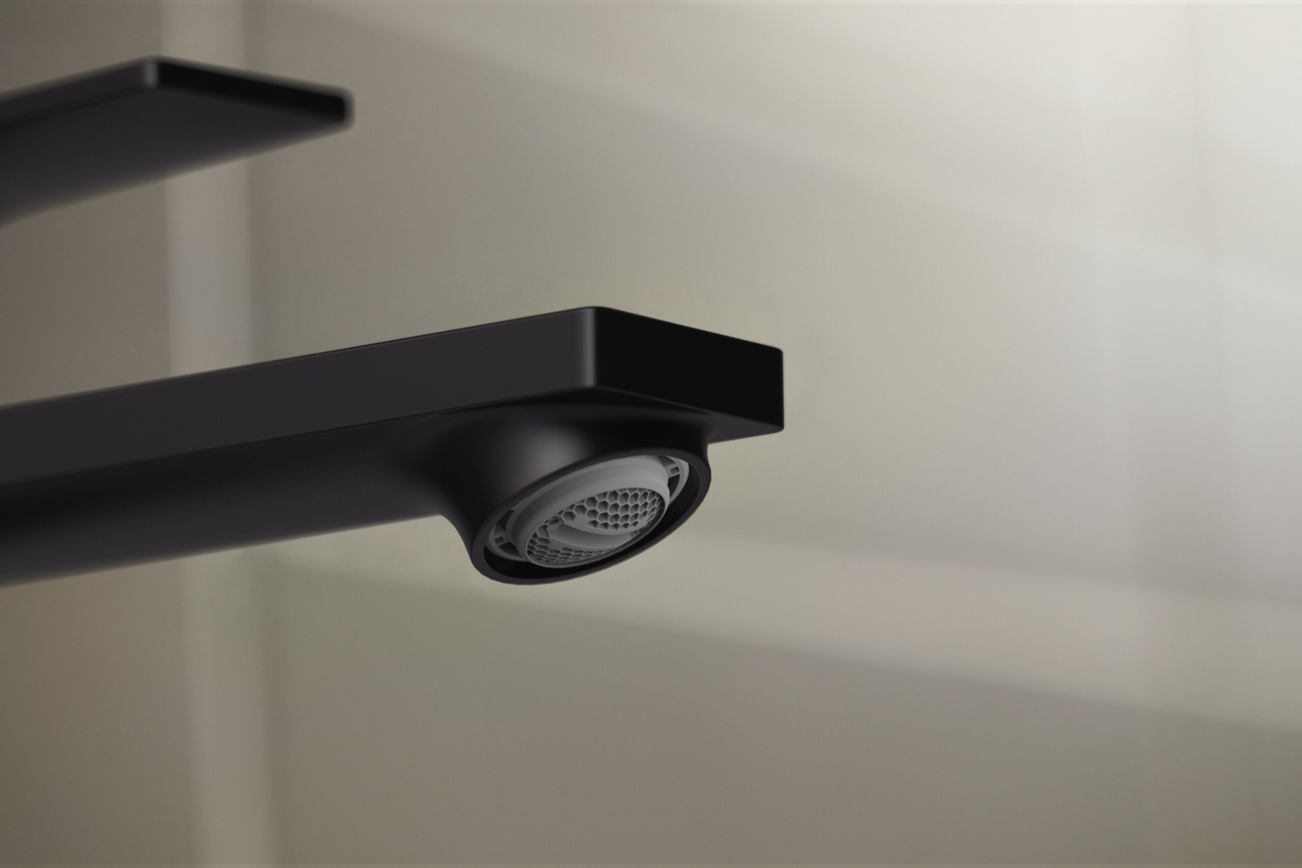 hansgrohe Rebris E Einhebel-Waschtischmischer 240 CoolStart für Aufsatzwaschtische mit Zugstangen-Ablaufgarnitur, Mattschwarz, PHASEOUT