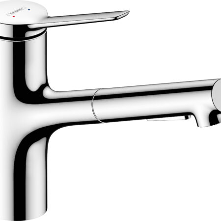 hansgrohe Zesis M33 Einhebel-Küchenmischer 150, Ausziehbrause, 2jet, sBox lite, Chrom