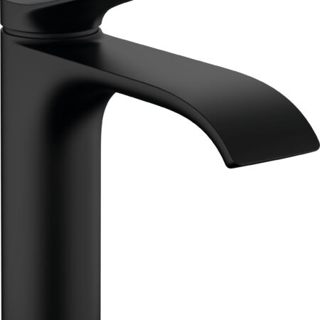 hansgrohe Vivenis Einhebel-Waschtischmischer 110 mit Zugstangen-Ablaufgarnitur, Mattschwarz