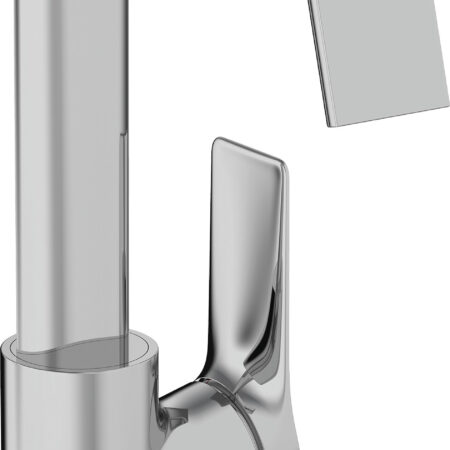 hansgrohe Vivenis Einhebel-Waschtischmischer 210 mit Schwenkauslauf und Zugstangen-Ablaufgarnitur, Chrom