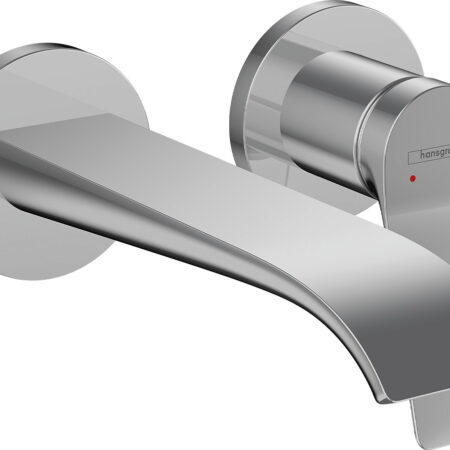 hansgrohe Vivenis Einhebel-Waschtischmischer Unterputz für Wandmontage mit Auslauf 19,2 cm, Chrom