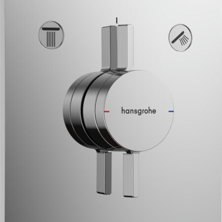 hansgrohe DuoTurn E Mischer Unterputz für 2 Verbraucher, Chrom