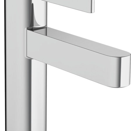 hansgrohe Finoris Einhebel-Waschtischmischer 100 mit Push-Open Ablaufgarnitur, Chrom