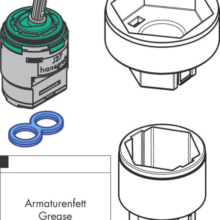 hansgrohe Joystick Kartusche komplett