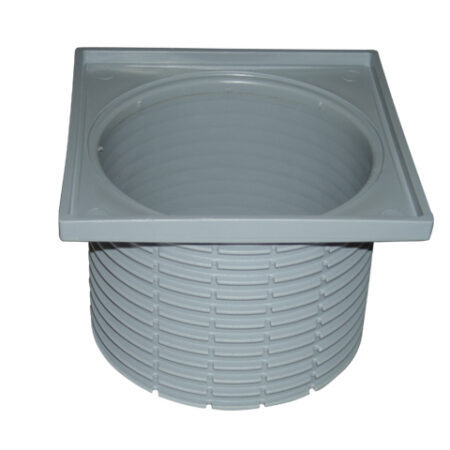 HL037N.2E - Aufsatzrahmen d 110mm / 90mm / 123x123mm inkl. O-Ring und Bauschutz