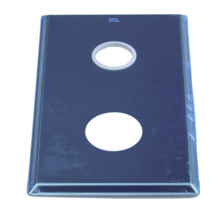 HL0405.1E - Abdeckplatte Edelstahl 180x100mm