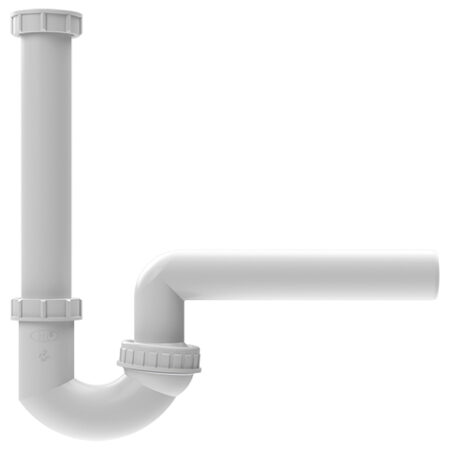 HL100G/50 - Siphon DN50x6/4" mit Kugelgelenk