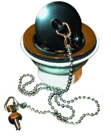 HL15.1 - Ablaufventil 5/4" mit Anschlussgewinde 5/4", Schraube 60mm und Kette