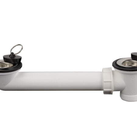 HL24-6/4 - Ablaufverbindung DN40x6/4" mit 2 Ventilen