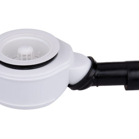 HL520F.0 - Brausetassensiphon flach DN40/50 mit Drehgelenk für Ablauföffnungen d 90mm