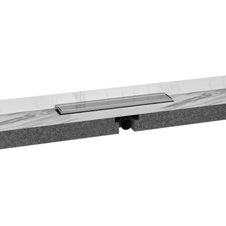 HL531Prblue - Duschrinne Primus blue mit EPS-Einbauelement, Edelstahlrahmen und Abdeckung Standard