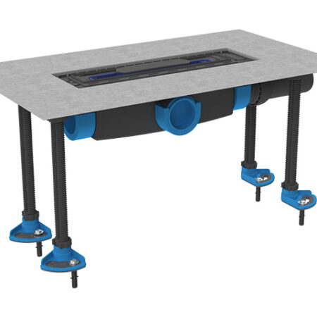 HL53Prblue.0 - Duschrinne "Primus blue": Ablaufkörper, waagrecht, DN50