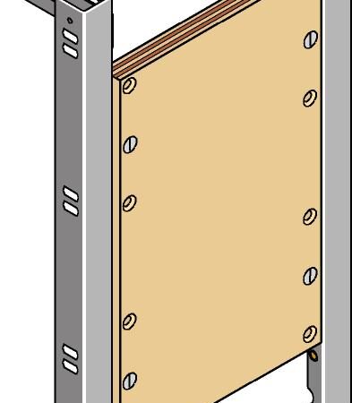 GE Huter Befestigungsplatte 40x70 cm schwere Konsollasten, Trocken/Vor/Inwand