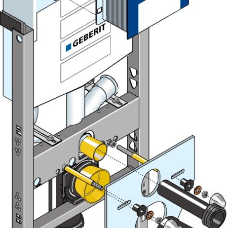 GE Huter Montageelement WWC UP320 fuer Trockenbau, Vor- und Inwand mit GA